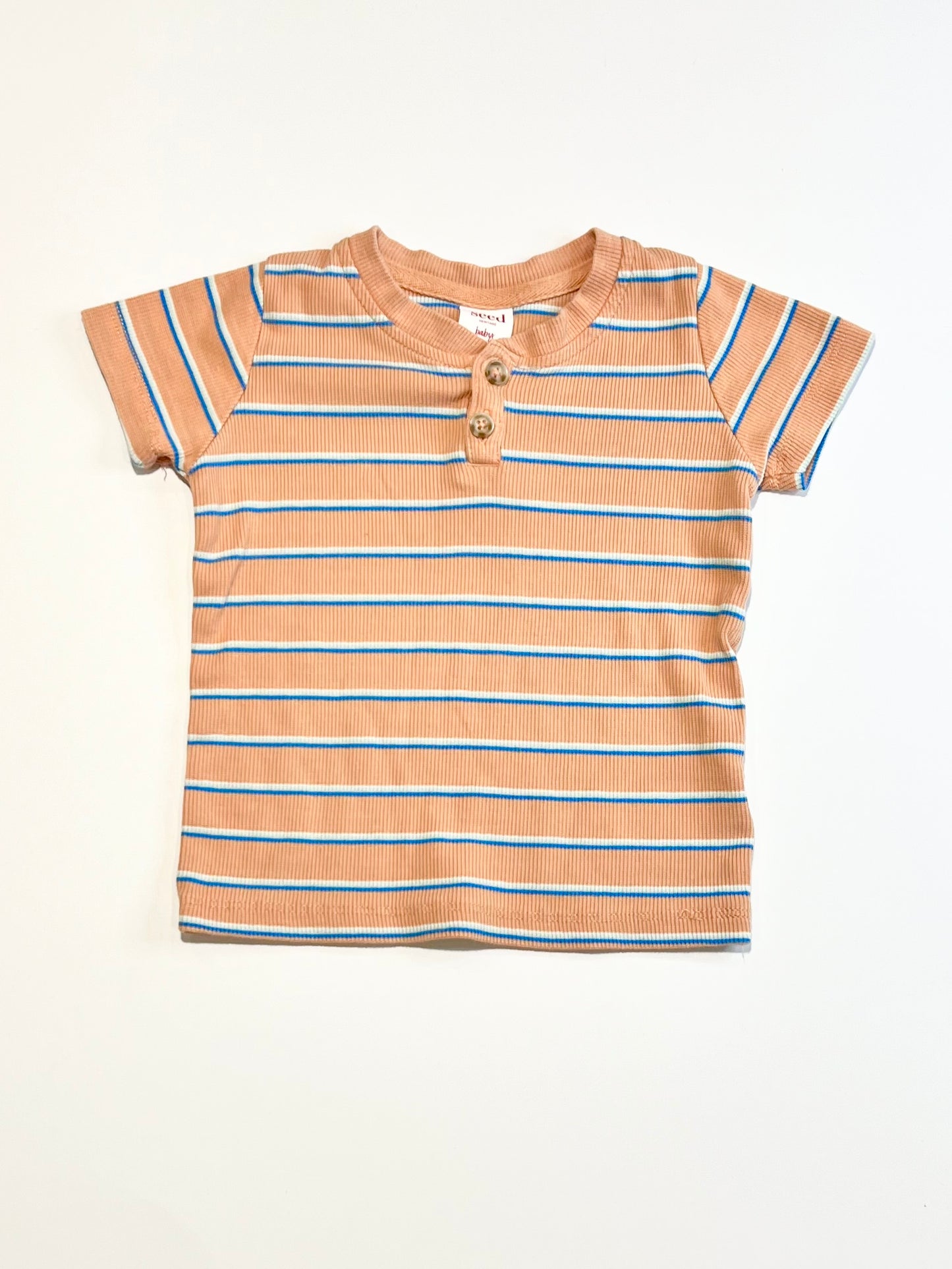 Striped ribbed tee - Size 1