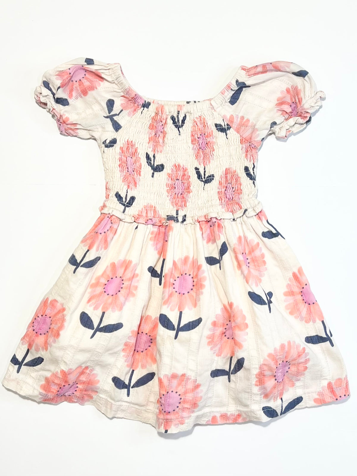 Floral ruched dress - Size 2