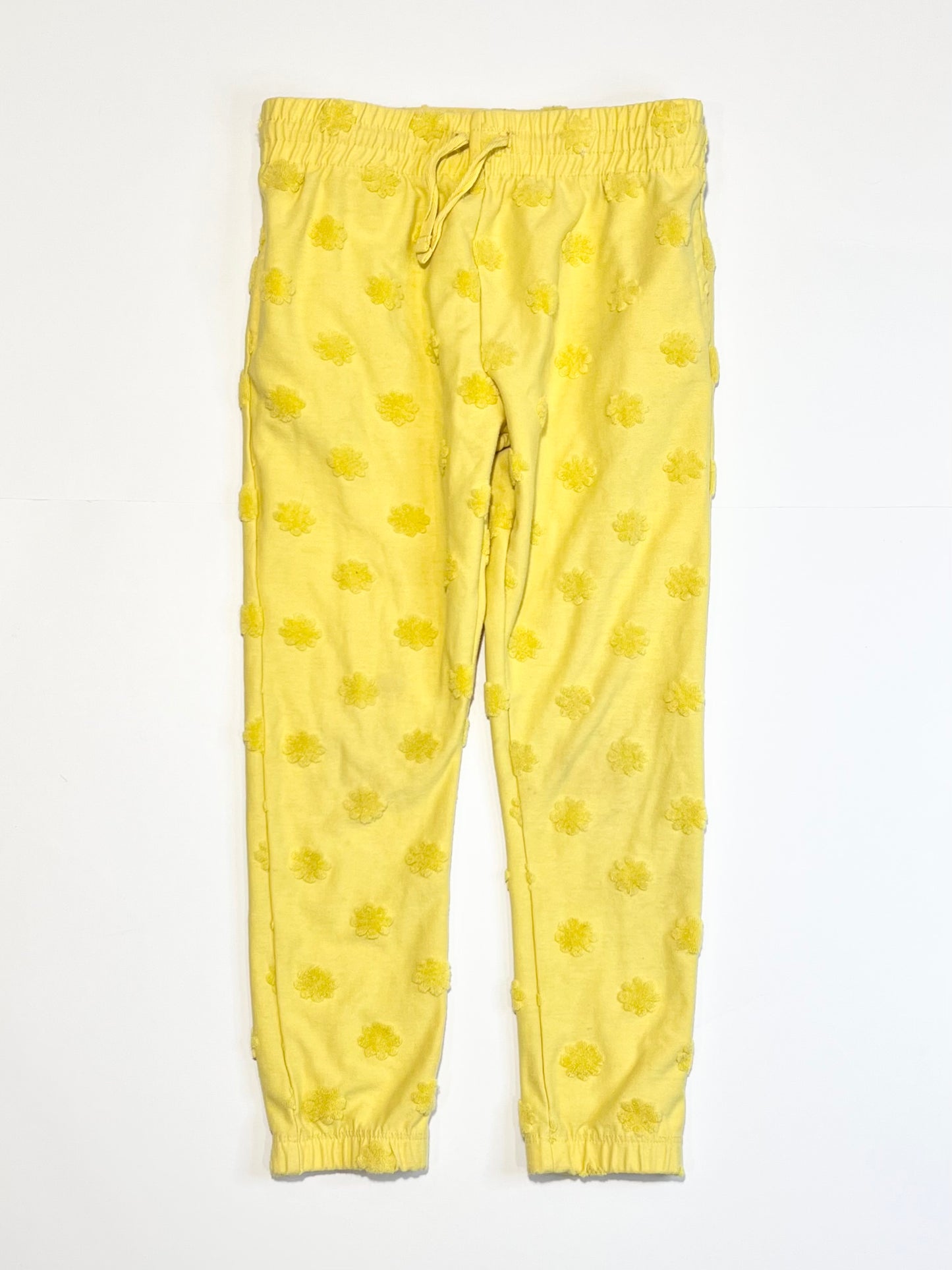 Yellow floral pants - Size 5