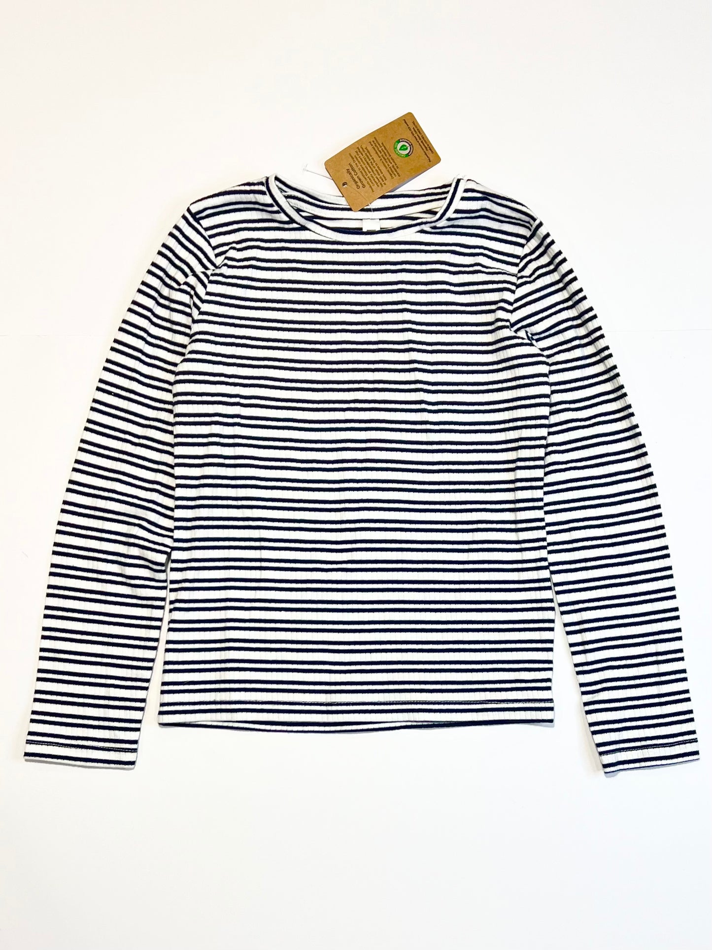 Striped ribbed top brand new - Size 5