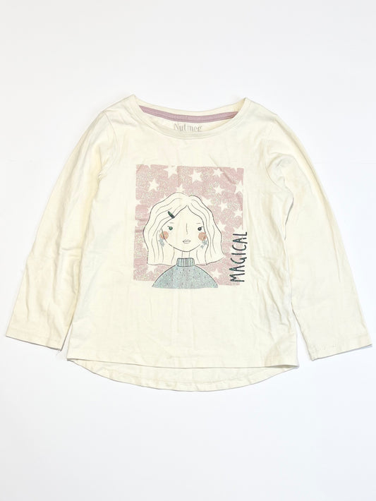 Magical glitter top - Size 5-6