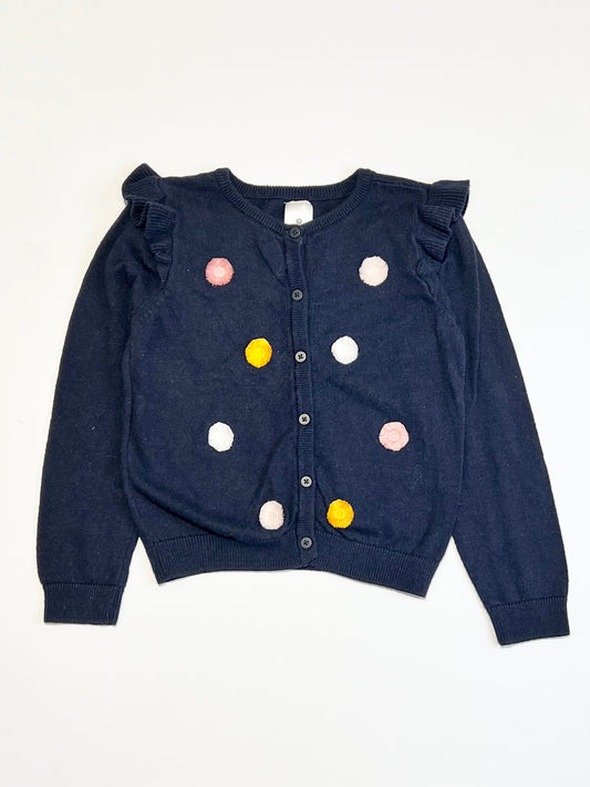 Navy flower cardigan - Size 5