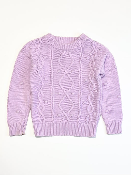 Purple knit jumper - Size 5