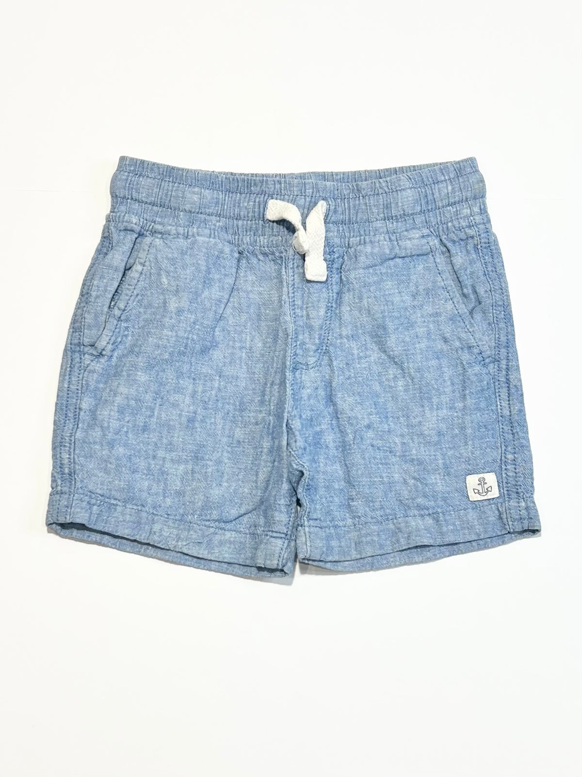 Blue woven shorts - Size 3