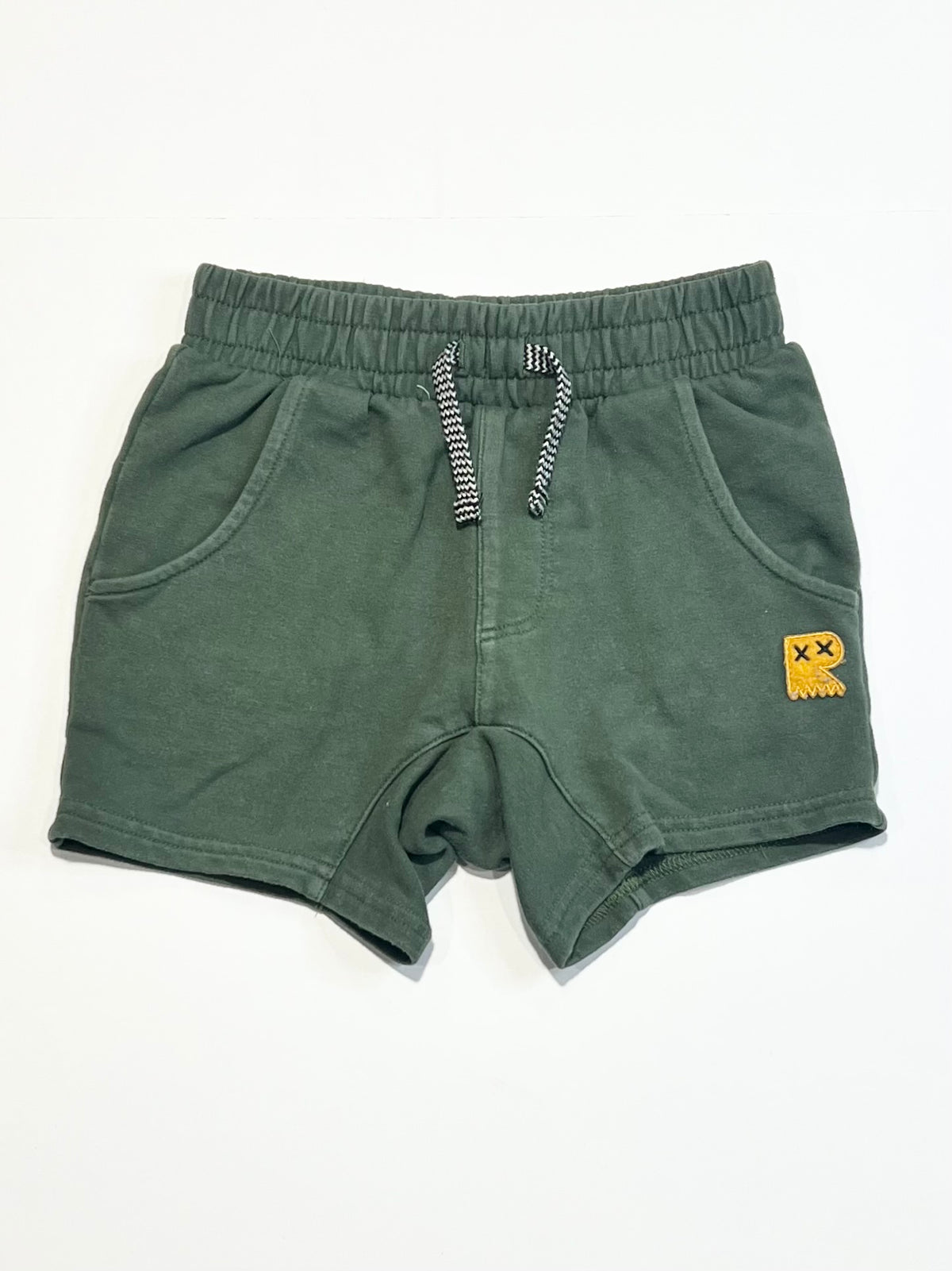Green jersey shorts - Size 3