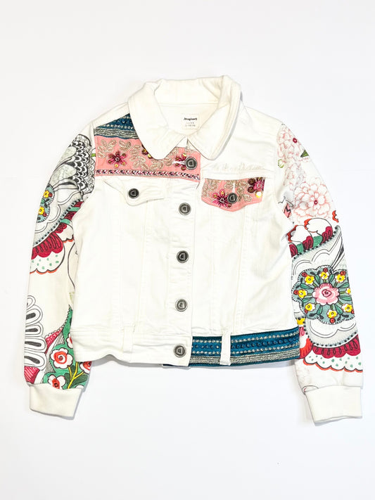 White denim jacket - Size 5-6