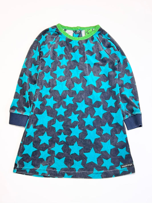 Velour stars dress - Size 5