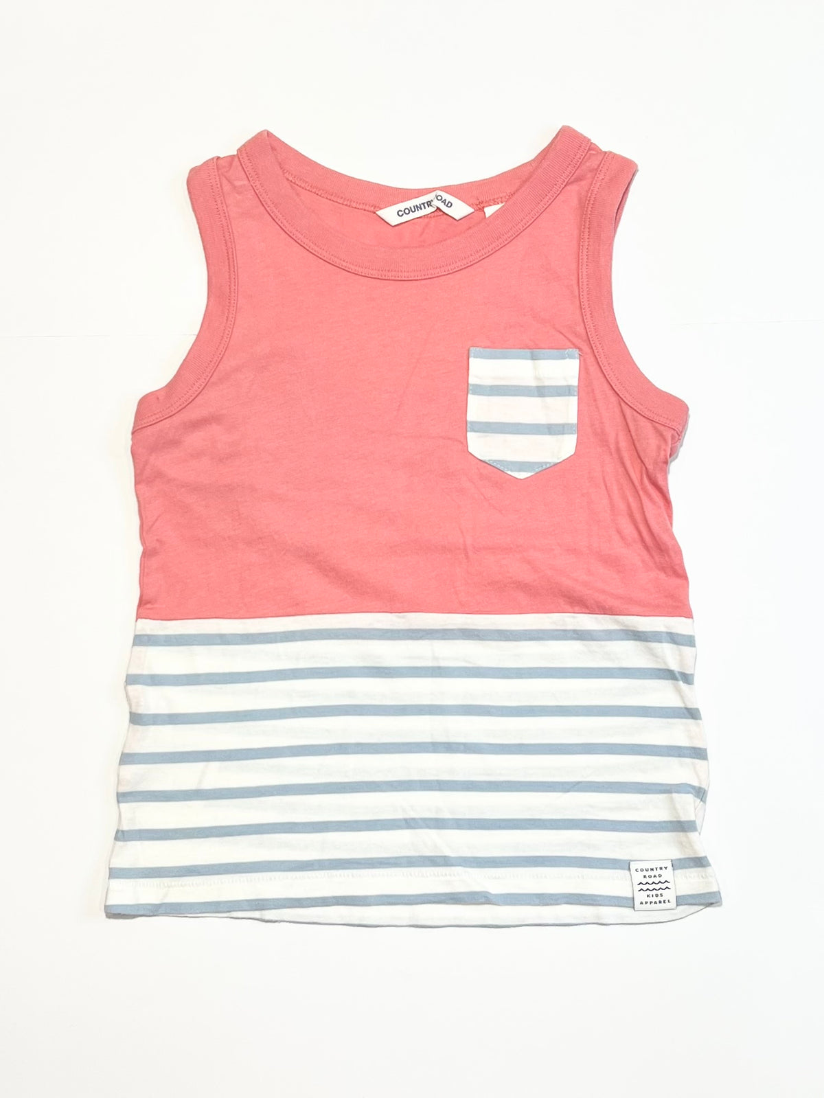 Striped pocket tank - Size 3