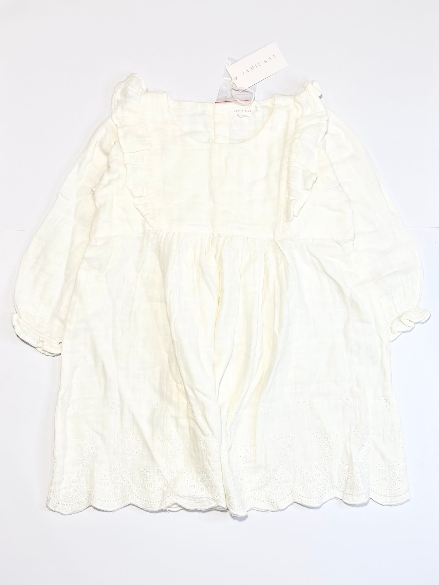 Muslin cutwork dress brand new - Size 5