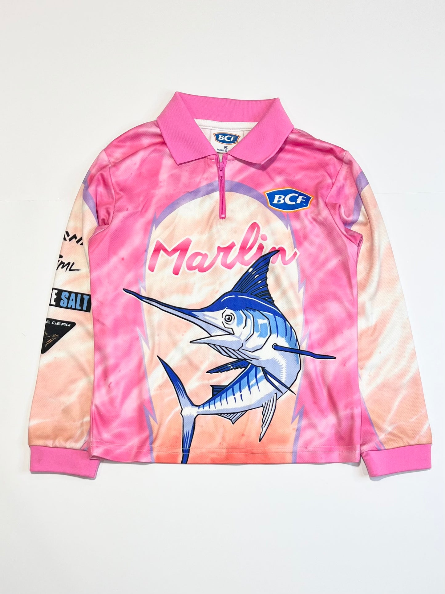 Pink fishing shirt - Size 5