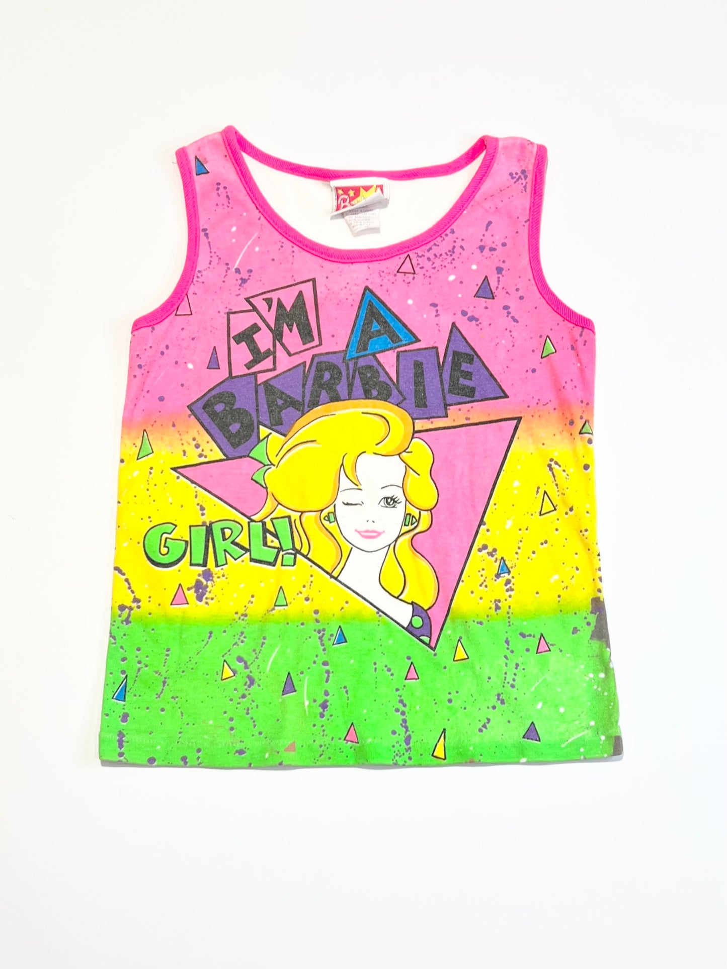 Vintage Barbie singlet - Size 6