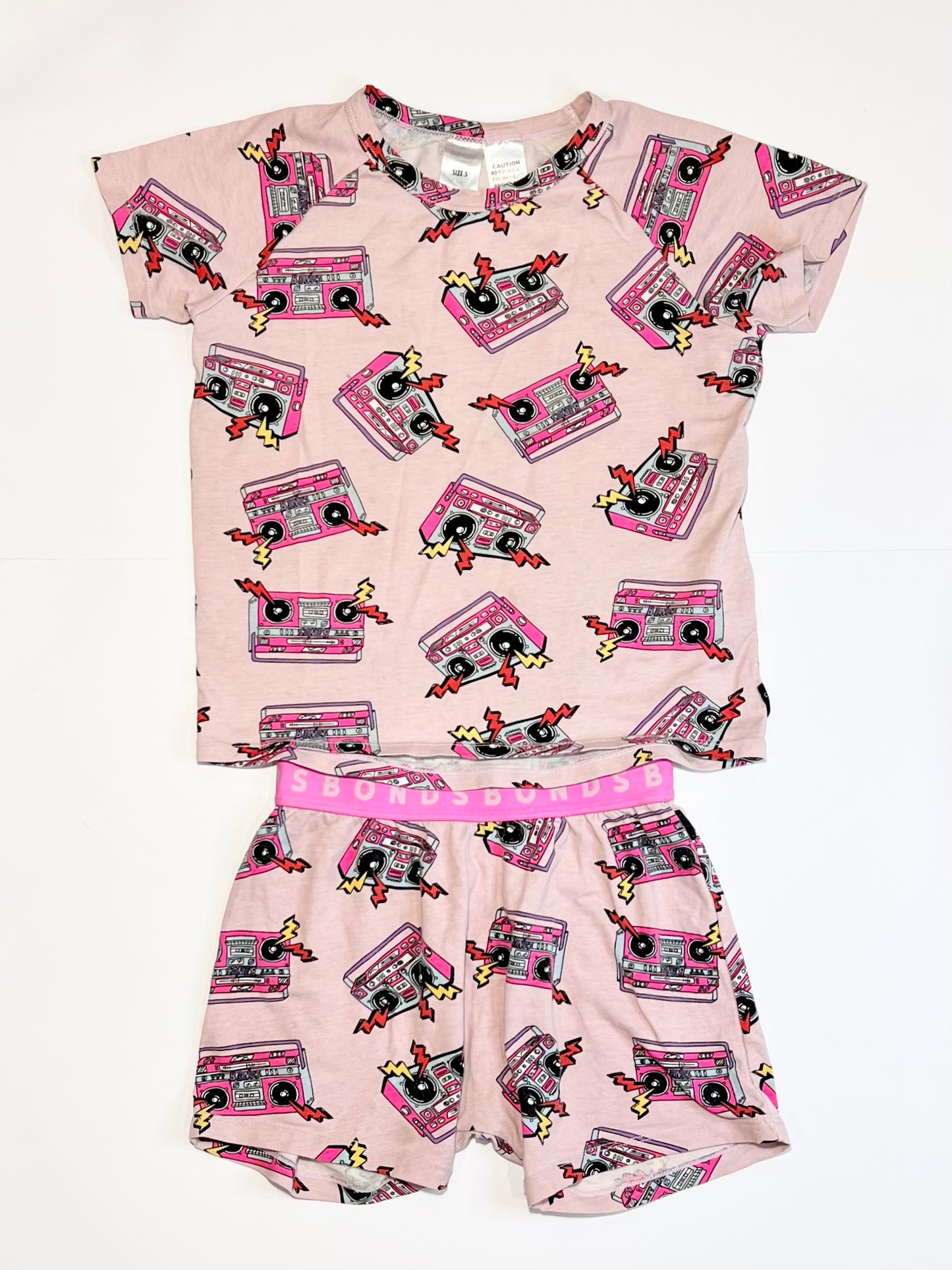 Pink radio pyjamas - Size 5