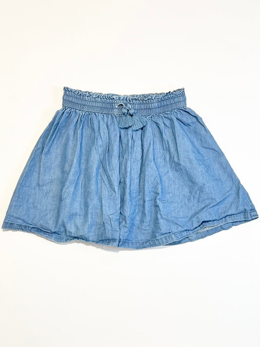 Blue chambray skirt - Size 5