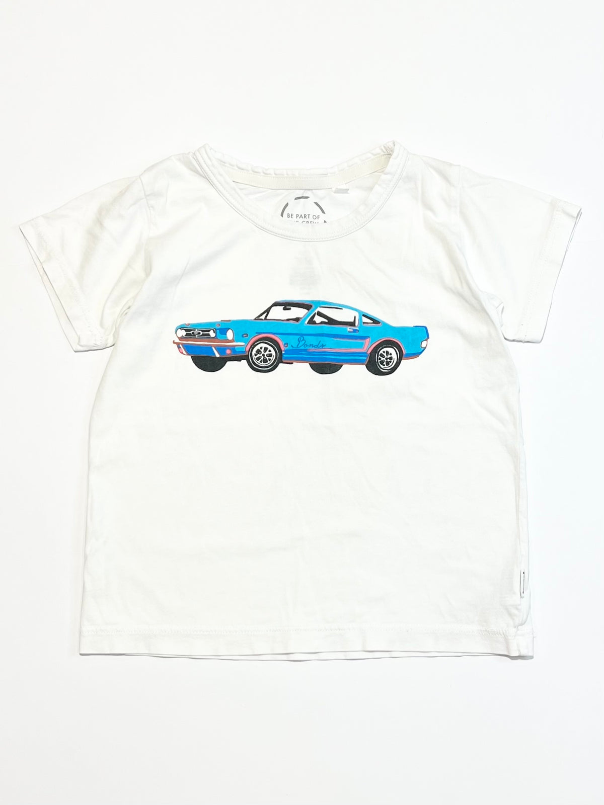 White car tee - Size 3