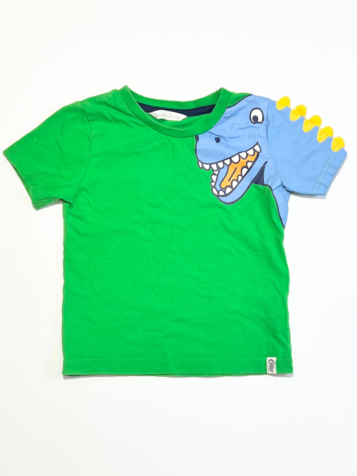 Green dino tee - Size 3