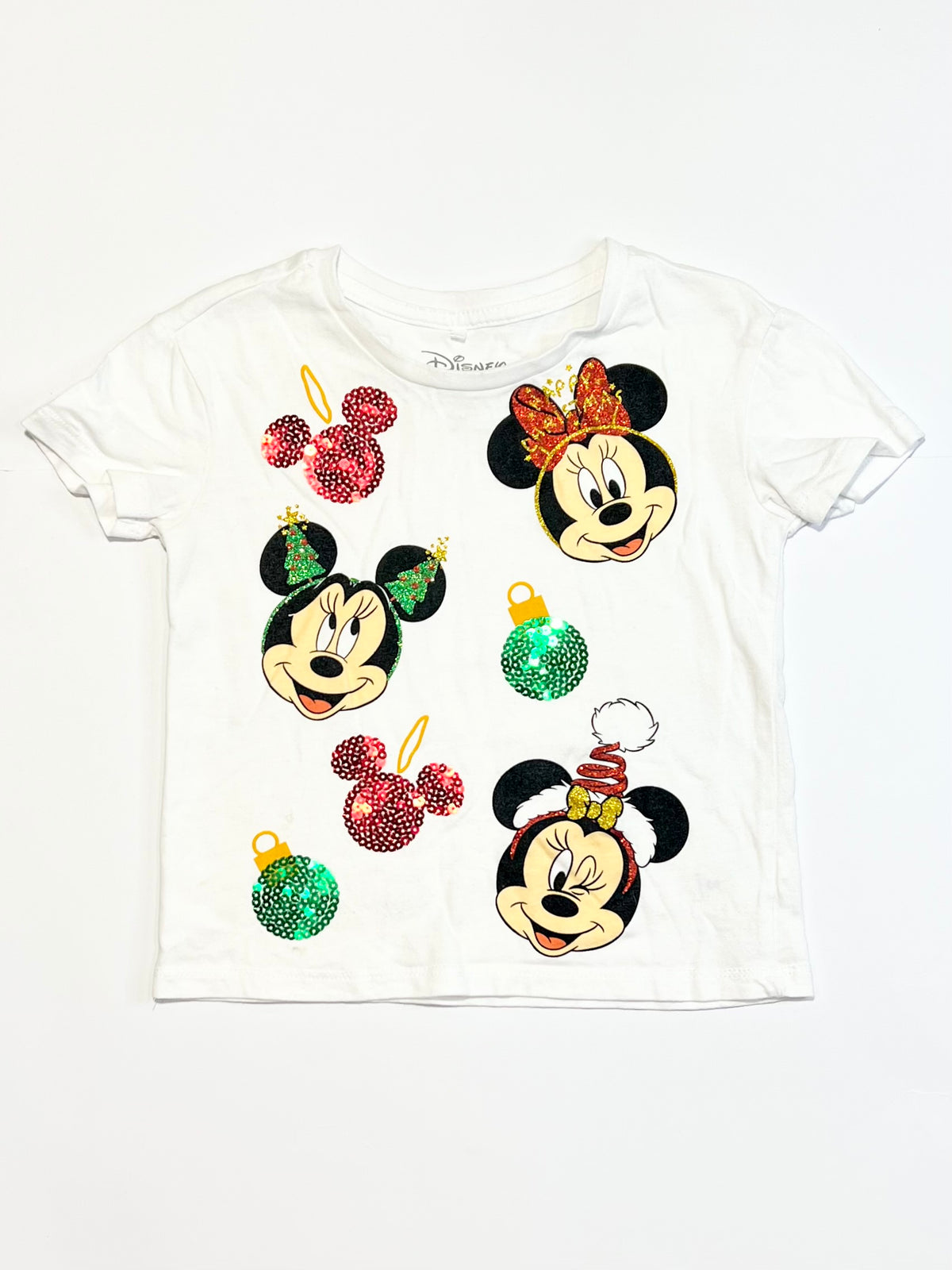 Christmas Minnie tee - Size 3