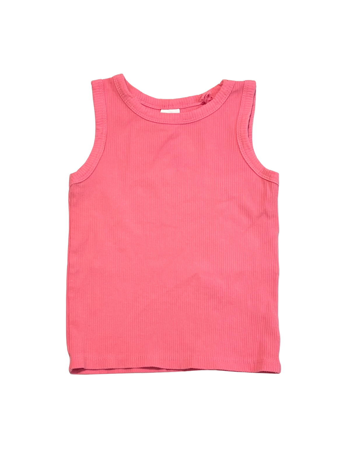 Pink ribbed tank - Size 5