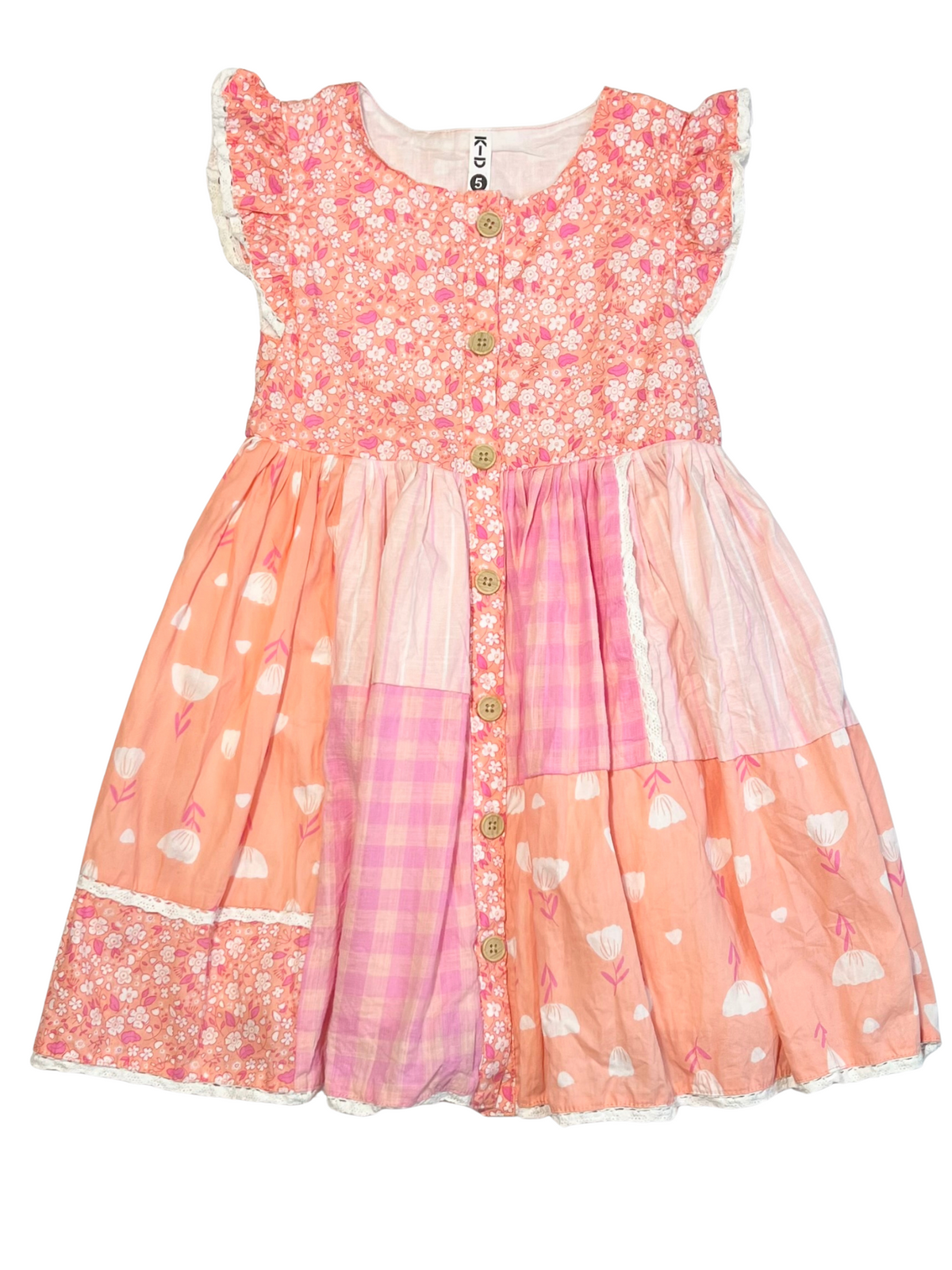 Patchwork dress - Size 5