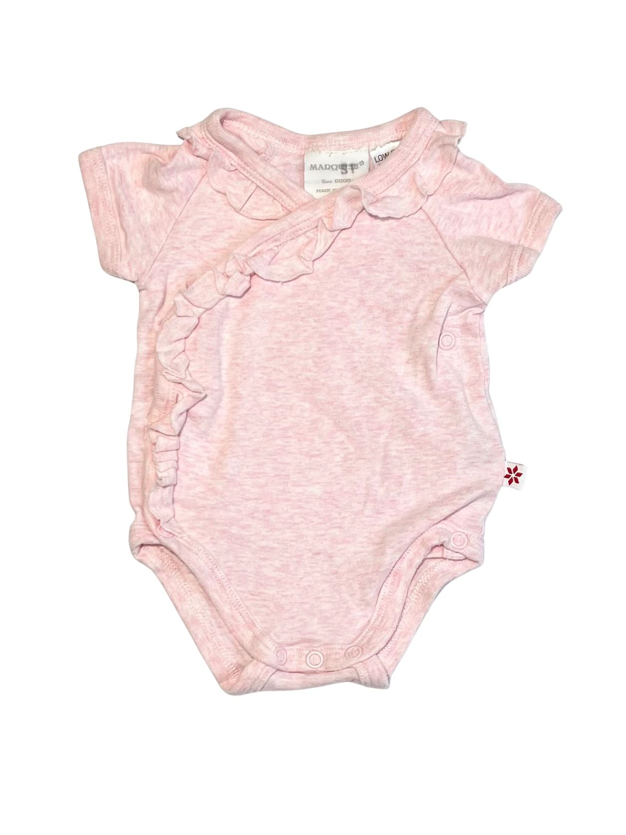 Ribbed ruffle bodysuit - Size 0000