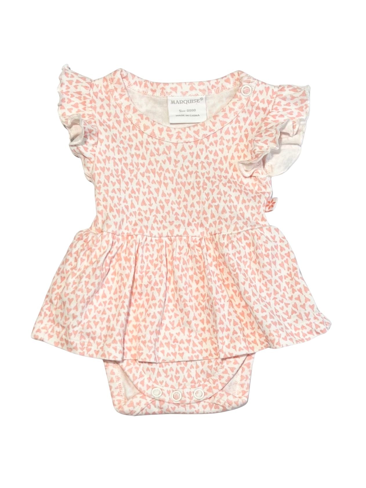 Hearts dress bodysuit - Size 0000