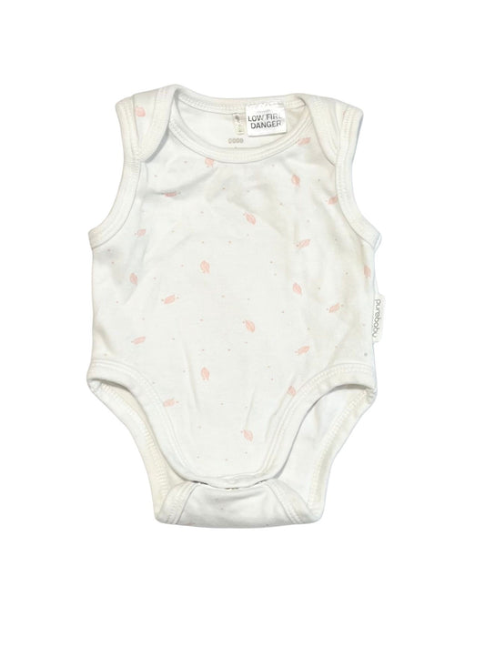 Pink leaf bodysuit - Size 0000