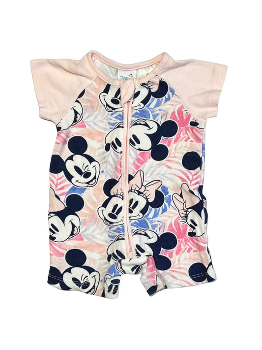 Minnie zip romper - Size 0000