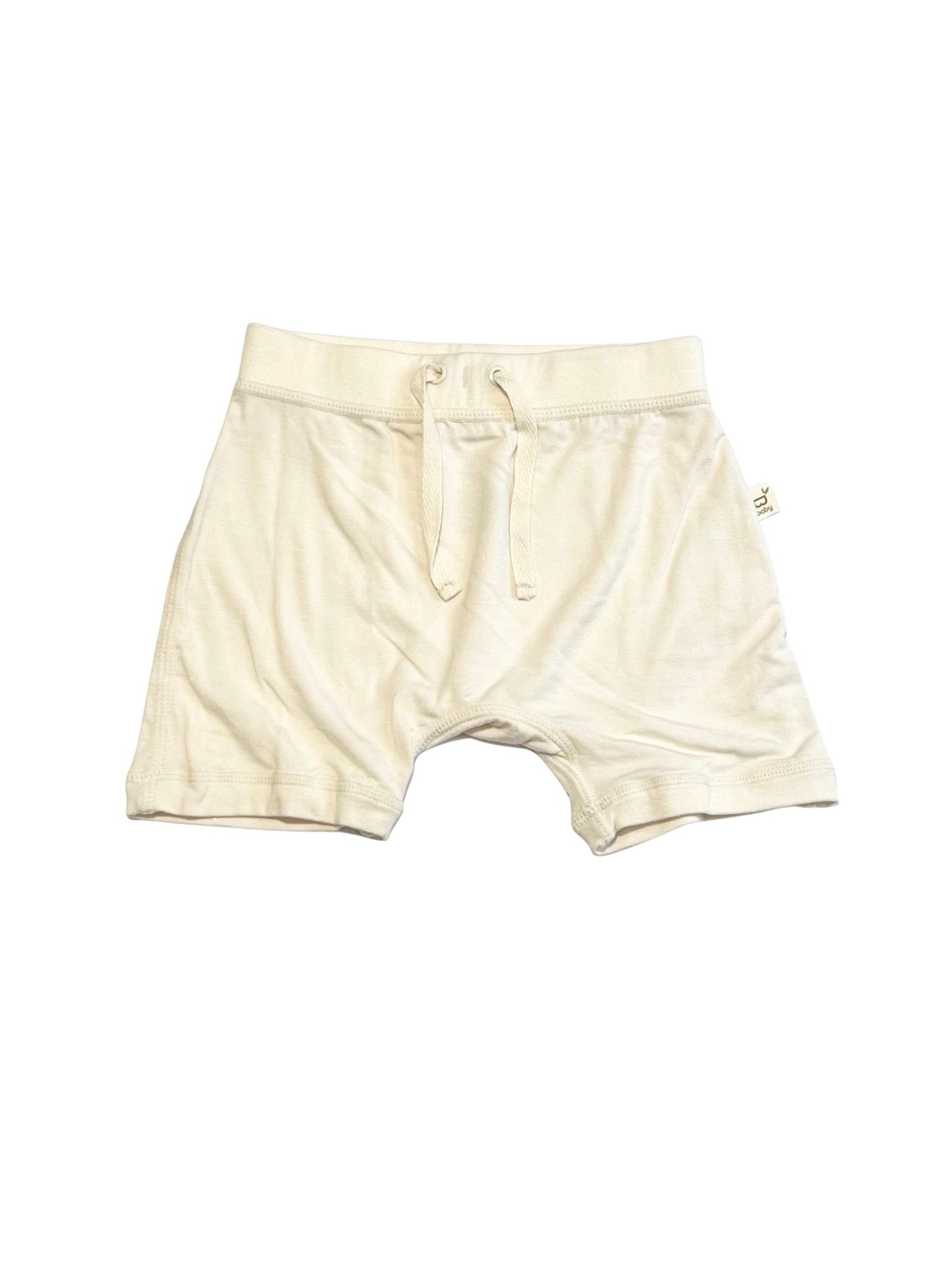 Cream bamboo shorts - Size 00