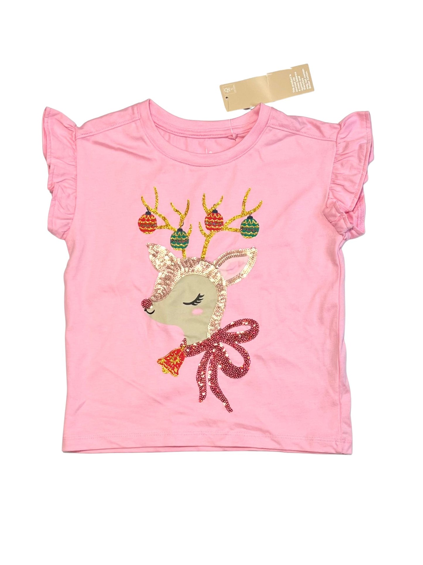Sequined Christmas tee brand new - Size 3