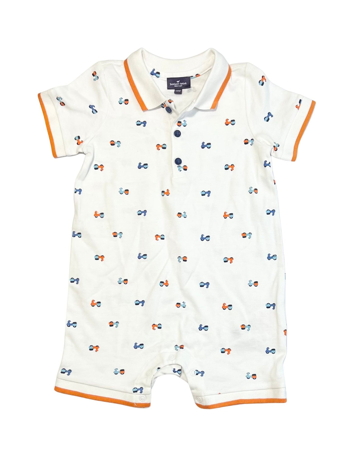 Vespa polo romper - Size 2