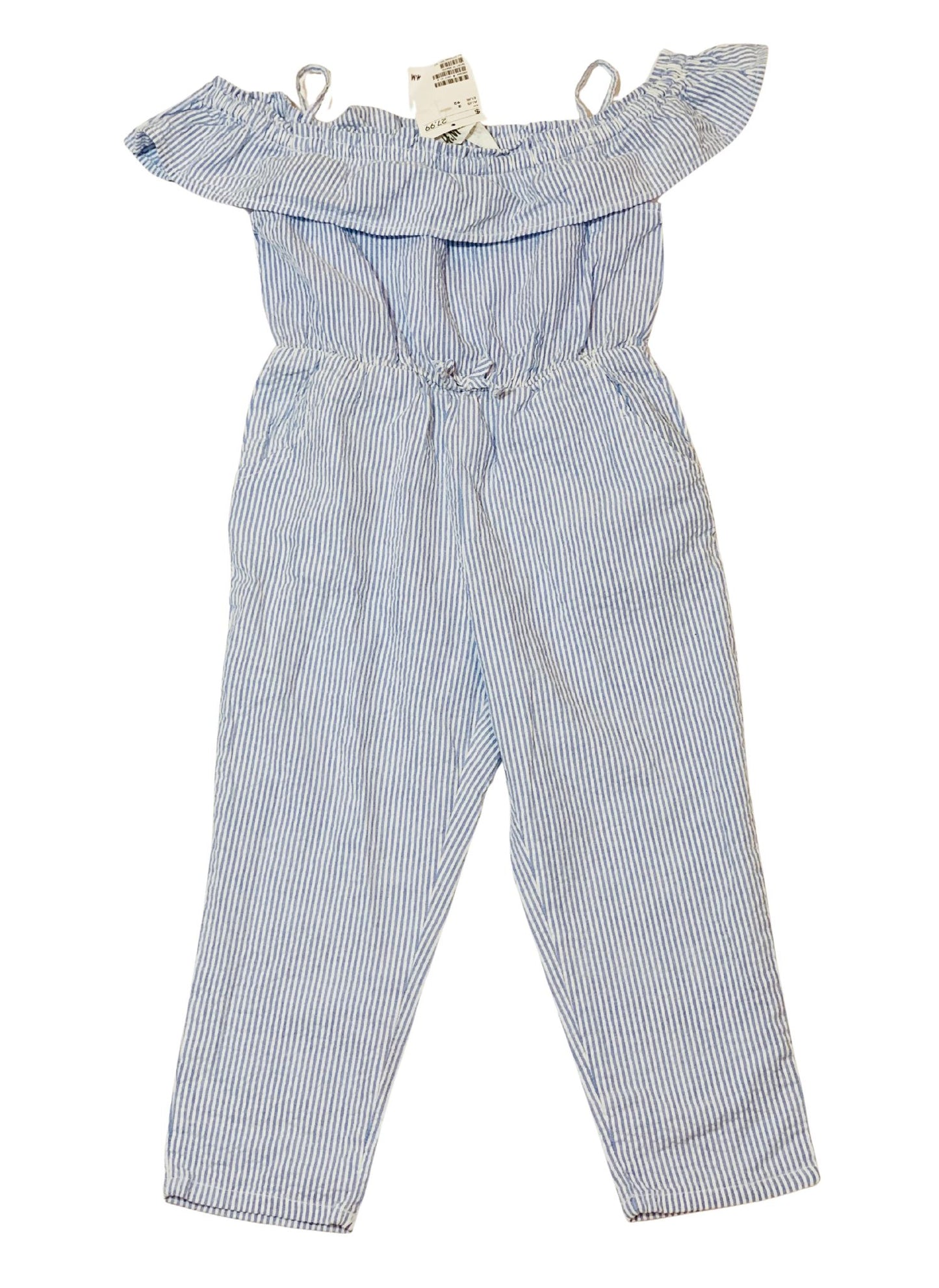 Seersucker jumpsuit brand new - Size 2
