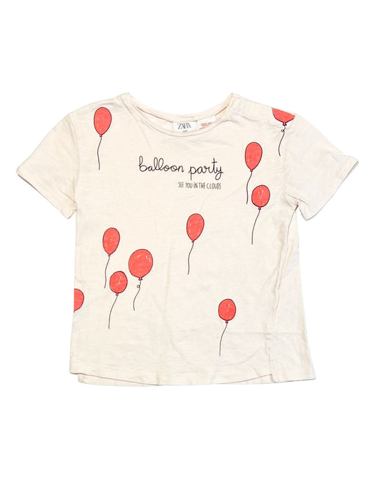 Balloon party tee - Size 4-5
