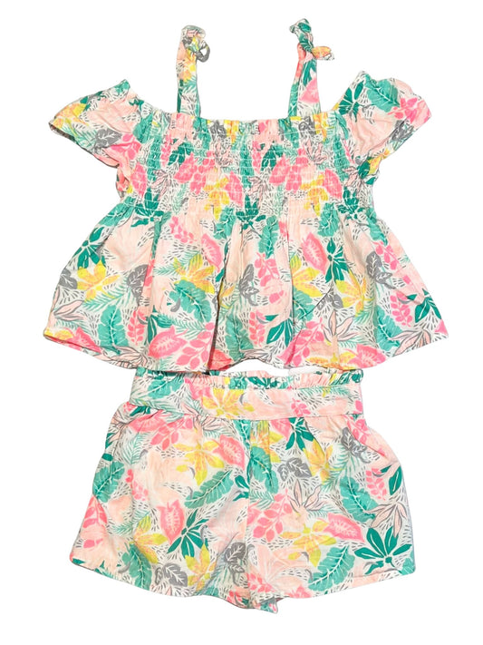 Cotton leafy set - Size 3-4