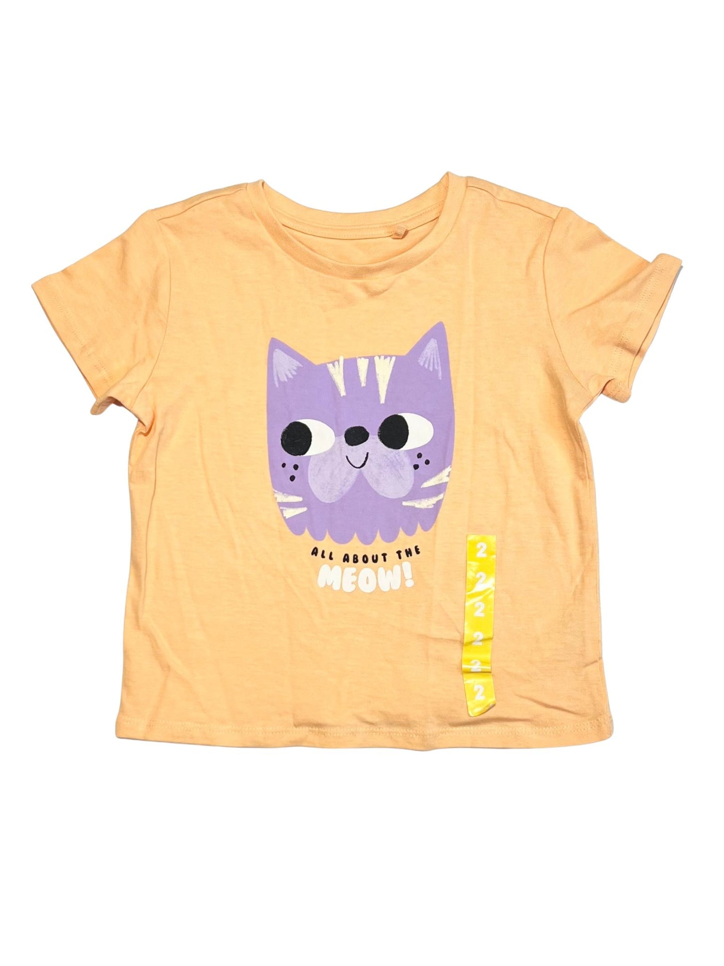 Meow! tee brand new - Size 2