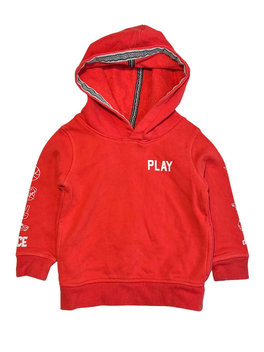 Red play hoodie - Size 2