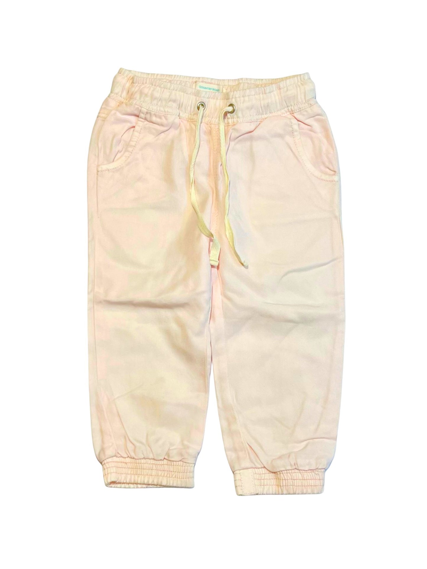 Pink lyocell pants - Size 2