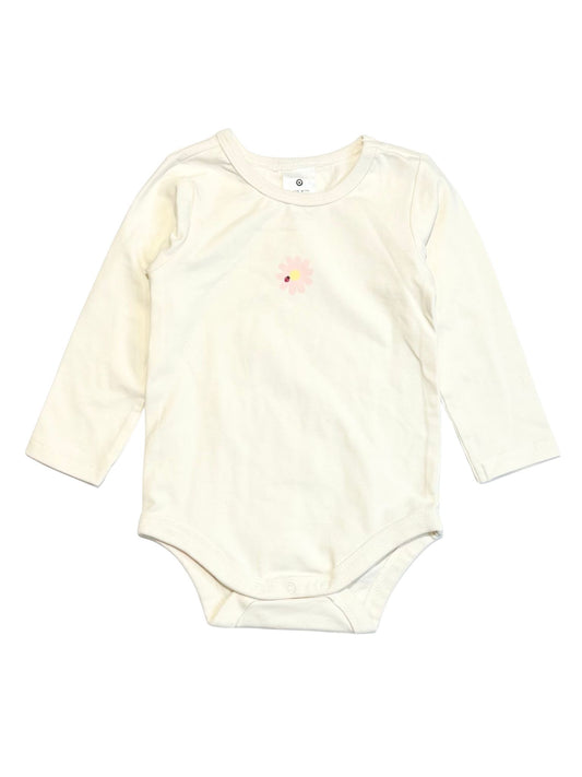 Pink flower bodysuit - Size 0