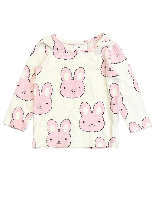 Pink bunny top - Size 0