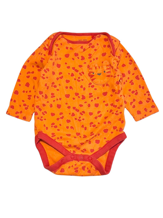 Orange leopard bodysuit - Size 00