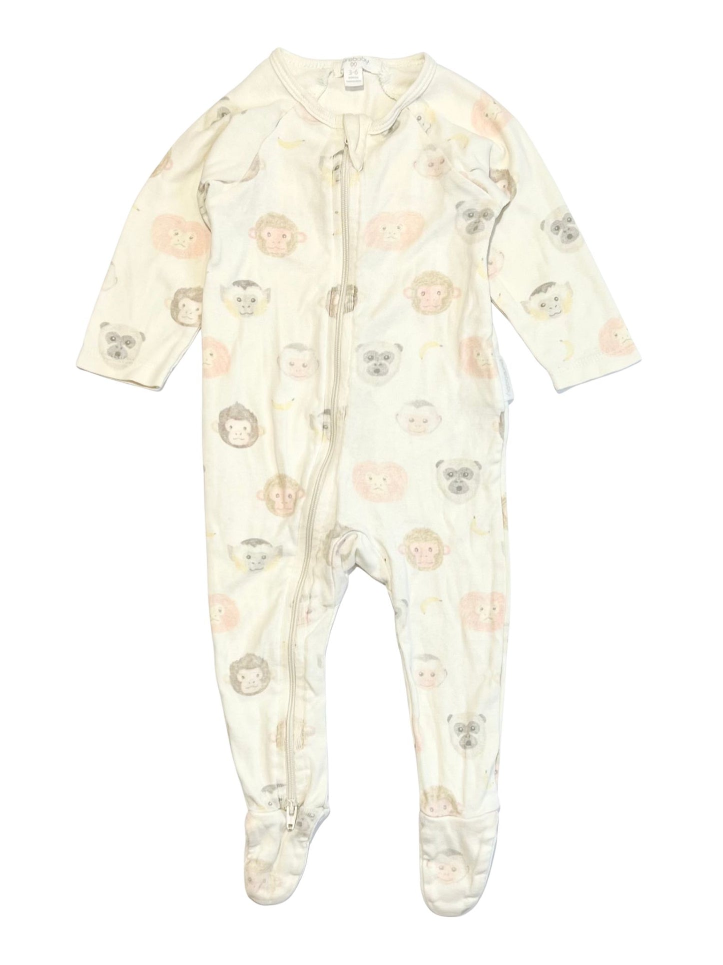 Animals zip onesie - Size 00