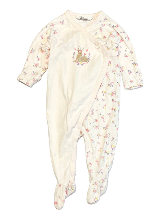 Pink deer onesie - Size 00