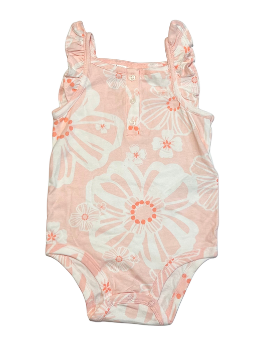 Pink ruffle bodysuit - Size 2