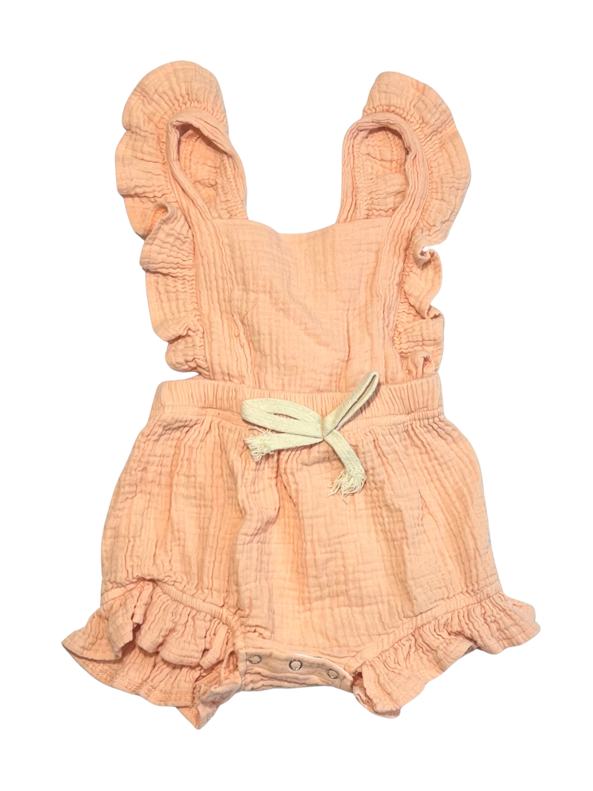 Muslin ruffle romper - Size 2