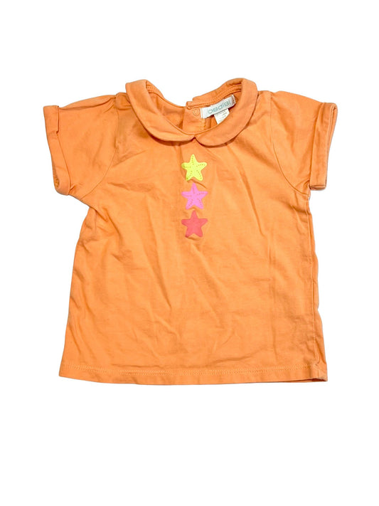 Orange starfish tee - Size 0