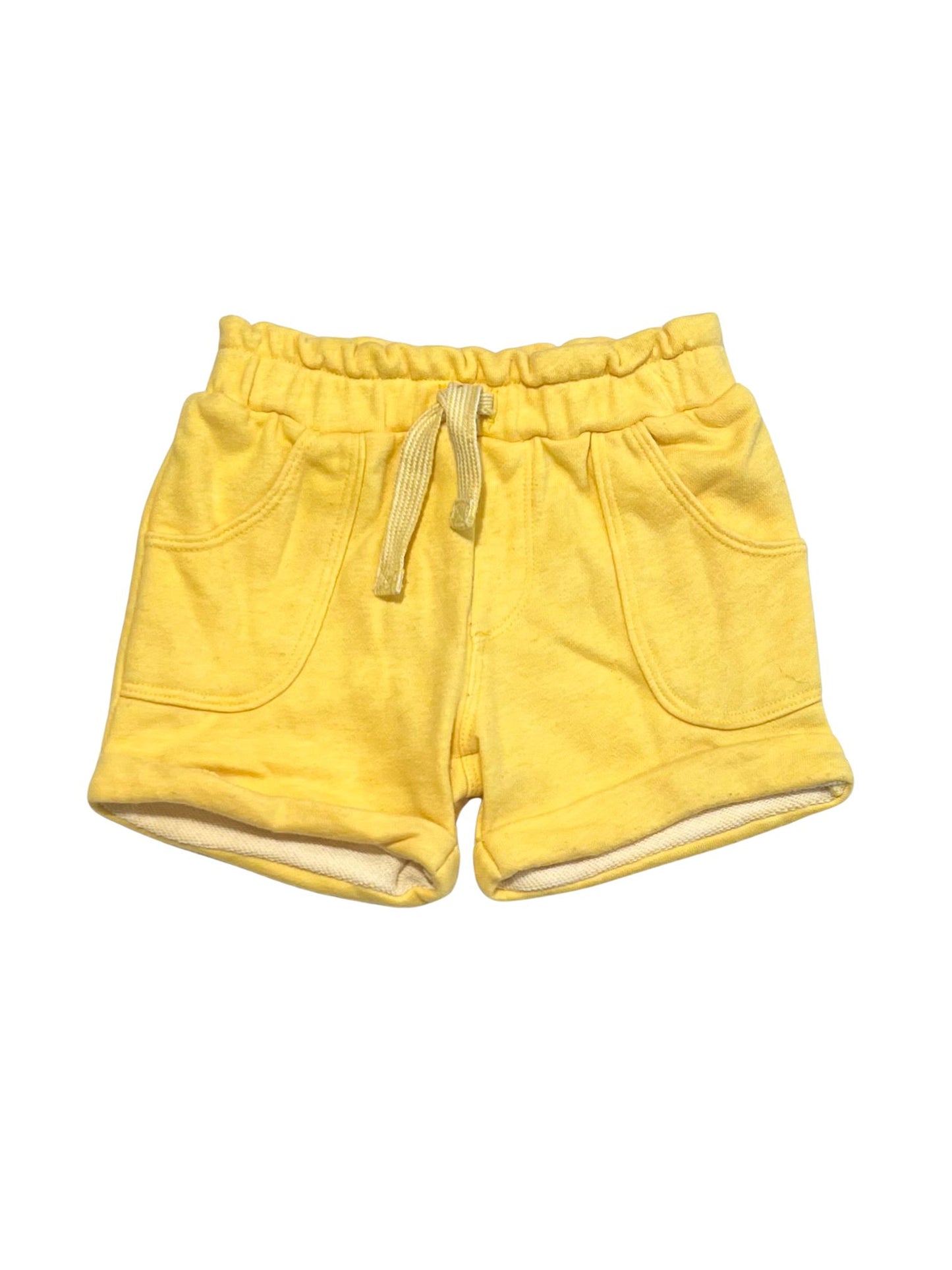 Yellow sweat shorts - Size 00