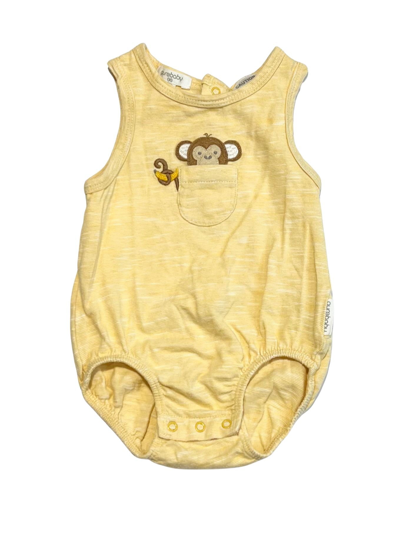 Yellow monkey bodysuit - Size 00