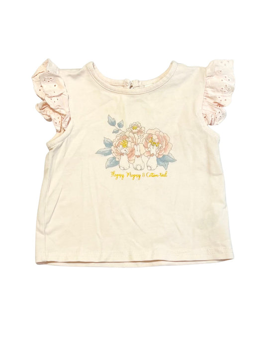 Pink bunny tee - Size 00