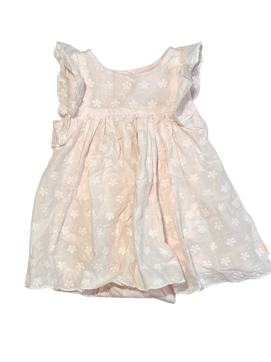 Pink cutwork dress - Size 00