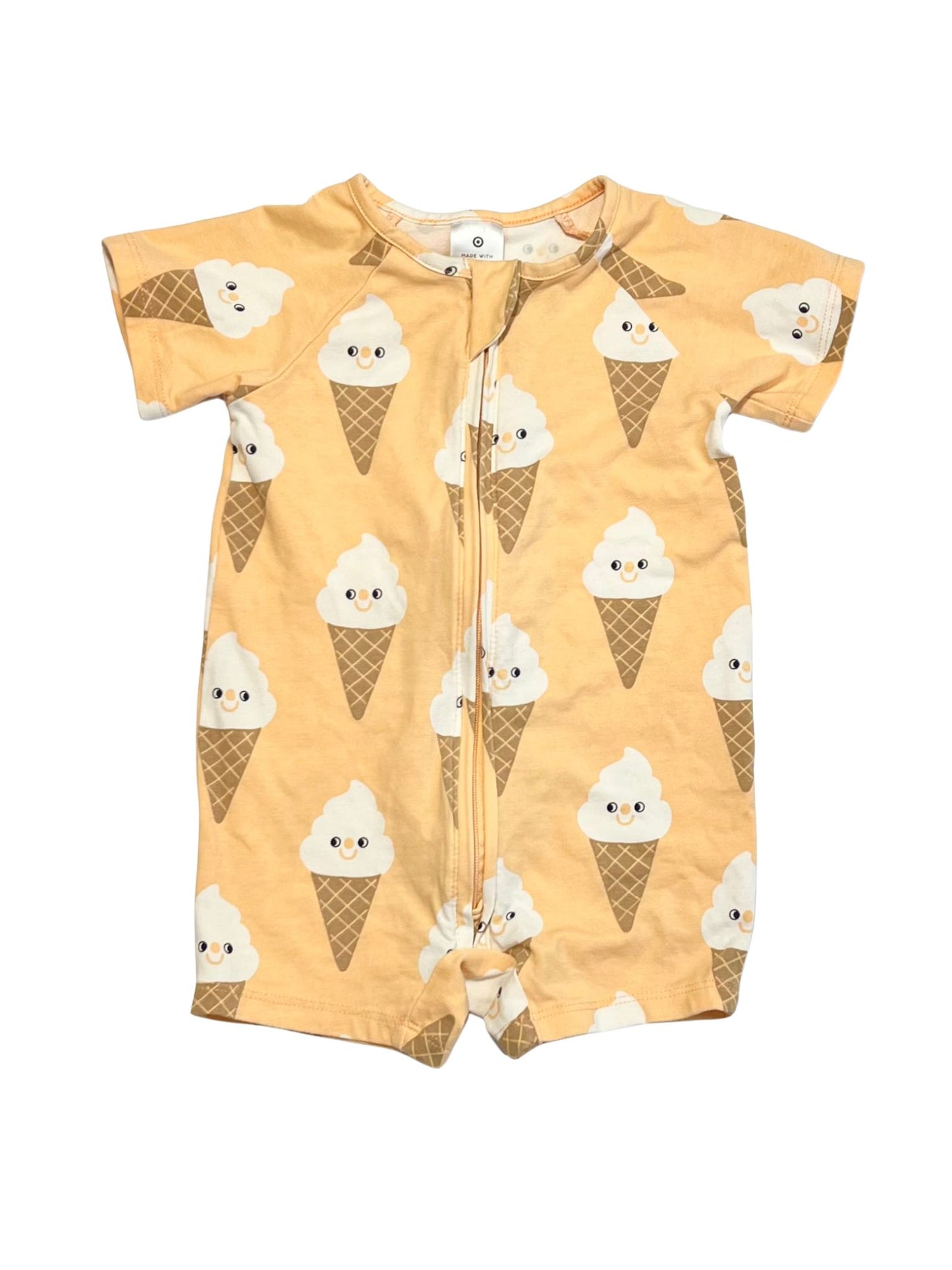 Ice creams zip romper - Size 00