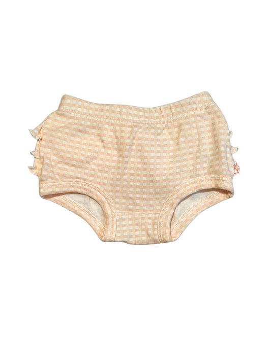 Gingham ruffle nappy cover - Size 000