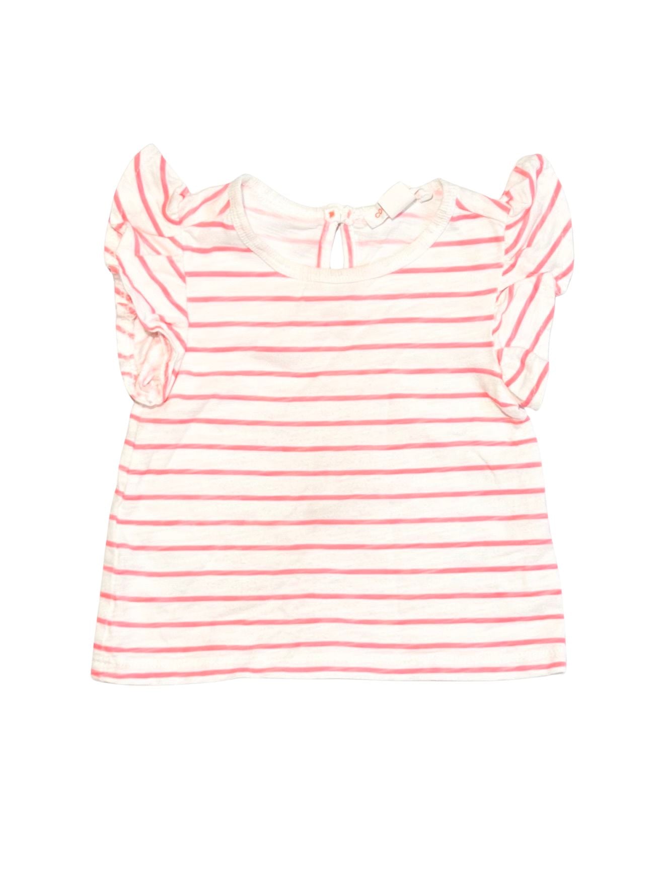 Striped ruffle tee - Size 000